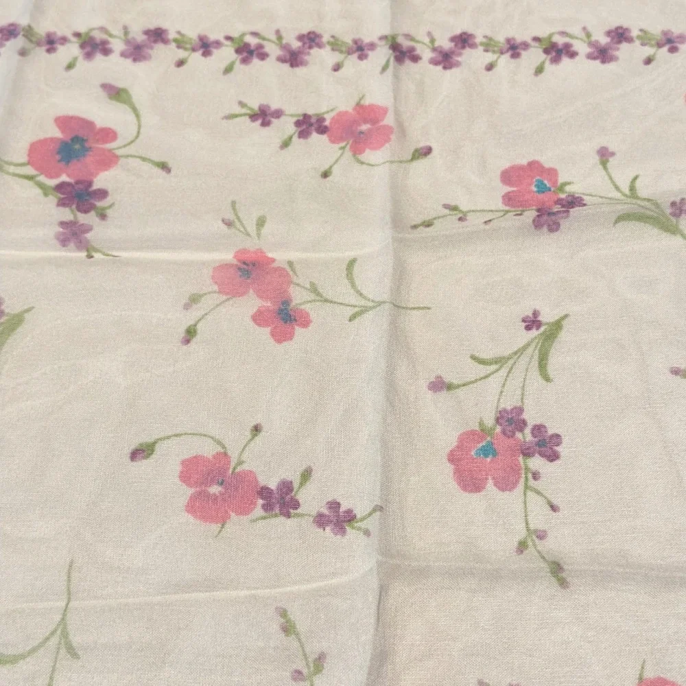 Kathie Lee Collection‎ Floral Square Scarf Multicolor Made in Italy Cottagecore
